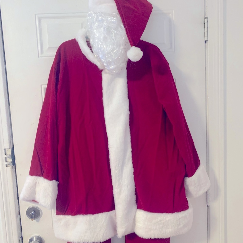 NWOT Santa Costume 9 pieces just in time for the Holidays - Picture 4 of 7
